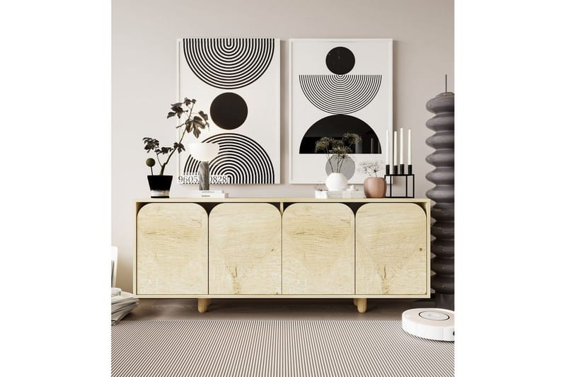 Bohem Konsolbord 180x180 cm - Brun - Møbler - Borde - Aflastningsbord - Entrébord