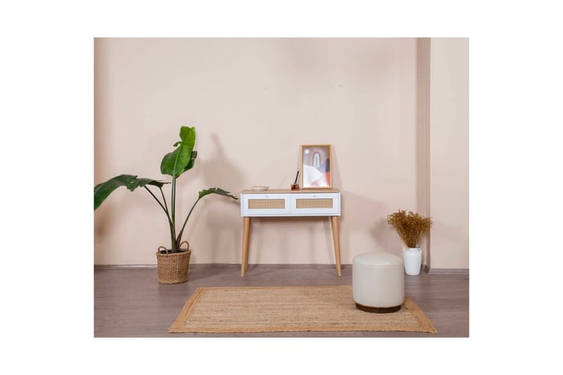 Bohem Sidebord 95 cm - Hvid/Lysfarvet træ - Møbler - Borde - Aflastningsbord - Lampebord