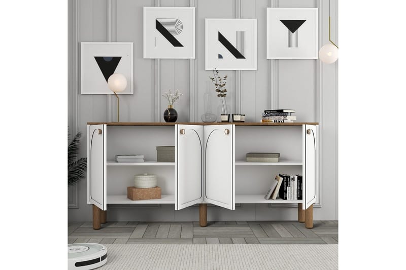 Bohemian konsolbord 180 cm - Hvid - Møbler - Borde - Aflastningsbord - Entrébord