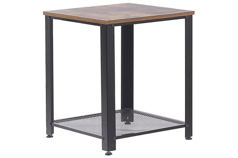 Brayton Sidebord 45 cm - Mørkt træ/Sort - Møbler - Borde - Aflastningsbord - Lampebord