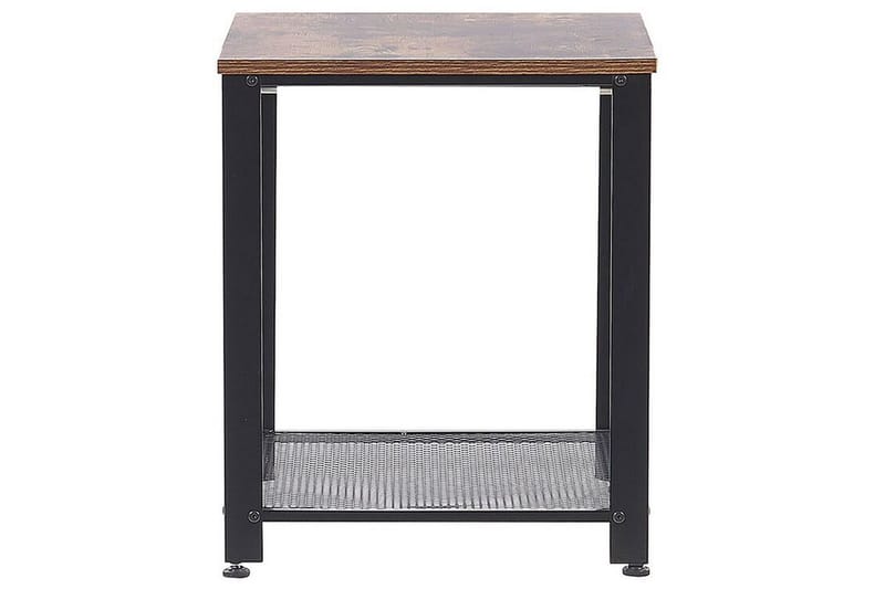 Brayton Sidebord 45 cm - Mørkt træ/Sort - Møbler - Borde - Aflastningsbord - Lampebord