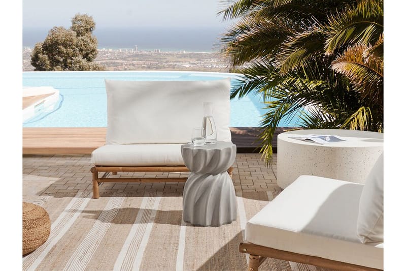 Brigge Sidebord 35 cm - Grå - Møbler - Borde - Aflastningsbord - Lampebord