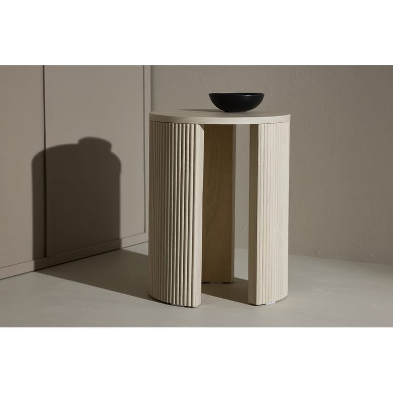 Bristol Sidebord 40 cm - Whitewash - Møbler - Borde - Aflastningsbord - Lampebord