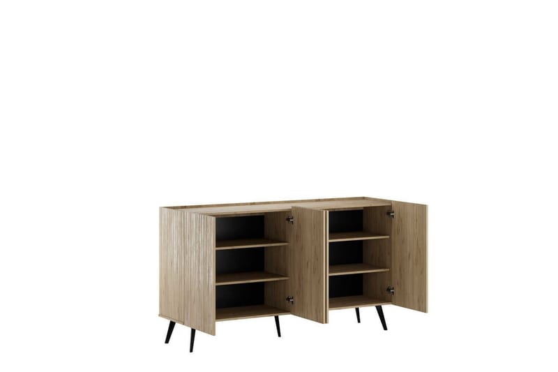 Bulskoll Konsolbord 180 cm - Mellemfarvet træ - Møbler - Borde - Aflastningsbord - Entrébord