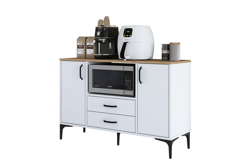 Cerreta Konsolbord 120 cm - Mellemfarvet træ/Hvid - Møbler - Borde - Aflastningsbord - Entrébord