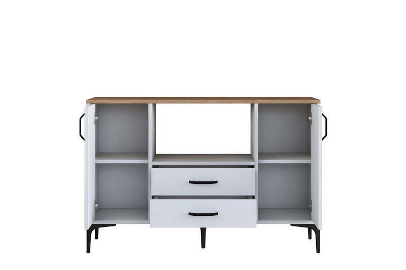 Cerreta Konsolbord 120 cm - Mellemfarvet træ/Hvid - Møbler - Borde - Aflastningsbord - Entrébord
