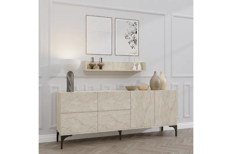 Cerreta Konsolbord 180 cm - Beige - Møbler - Borde - Aflastningsbord - Entrébord