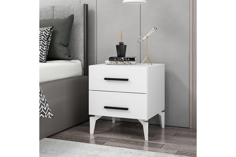 Ceylor Natbord 50 cm - Hvid - Møbler - Borde - Aflastningsbord - Sengebord