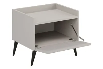 Chiku Natbord 52 cm - Beige - Møbler - Borde - Aflastningsbord - Sengebord