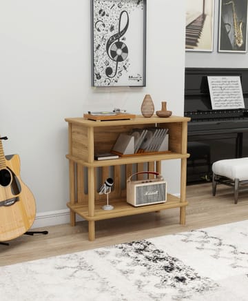 Clavor Sidebord 73 cm - Eg - Møbler - Borde - Aflastningsbord - Lampebord