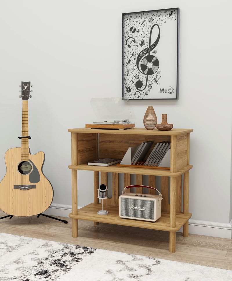 Clavor Sidebord 73 cm - Eg - Møbler - Borde - Aflastningsbord - Lampebord