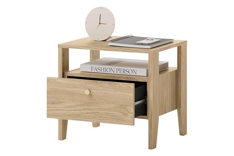 Cocorna Natbord 50 cm - Beige - Møbler - Borde - Aflastningsbord - Sengebord