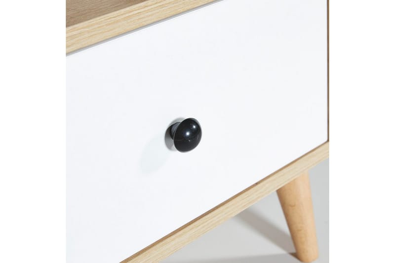 Comfortale natbord 45 cm - Sand/Hvid - Møbler - Borde - Aflastningsbord - Sengebord