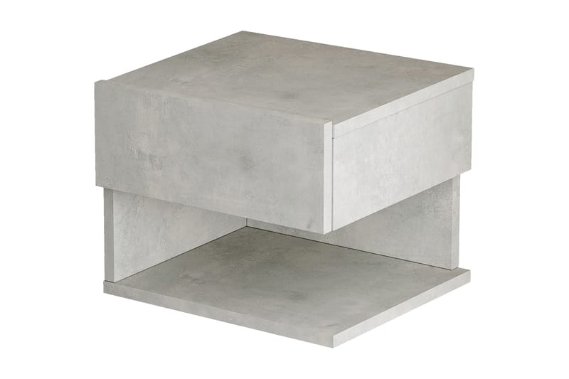 Cranner Sengebord 40 cm - Sølv - Sengebord