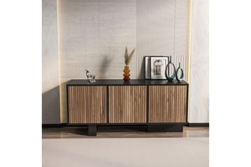 Dargaville Konsolbord 150 cm - Sort/Valnød - Opbevaring - Opbevaringsmøbler - Skænke & sideboards