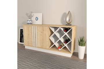 Dasina Konsolbord 148 cm - Eg/Hvid - Opbevaring - Opbevaringsmøbler - Skænke & sideboards
