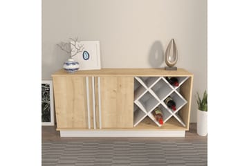 Dasina Konsolbord 148 cm - Eg/Hvid - Opbevaring - Opbevaringsmøbler - Skænke & sideboards