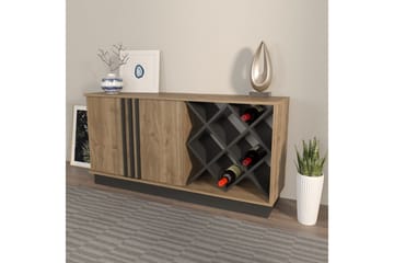 Dasina Konsolbord 148 cm - Valnød/Sort - Opbevaring - Opbevaringsmøbler - Skænke & sideboards