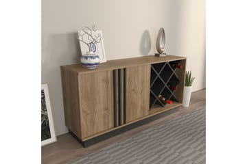 Dasina Konsolbord 148 cm - Valnød/Sort - Opbevaring - Opbevaringsmøbler - Skænke & sideboards
