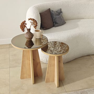 Dasina sidebord 2 dele 50 cm - Bronzie/Safir Eg - Møbler - Borde - Aflastningsbord - Indskudsborde