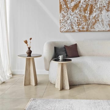 Dasina sidebord 2 dele 50 cm - Travertin/Bronze - Møbler - Borde - Aflastningsbord - Indskudsborde