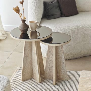 Dasina sidebord 2 dele 50 cm - Travertin/Bronze - Møbler - Borde - Aflastningsbord - Indskudsborde