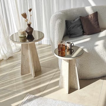Dasina sidebord 2 dele 50 cm - Travertin/Bronze - Møbler - Borde - Aflastningsbord - Indskudsborde