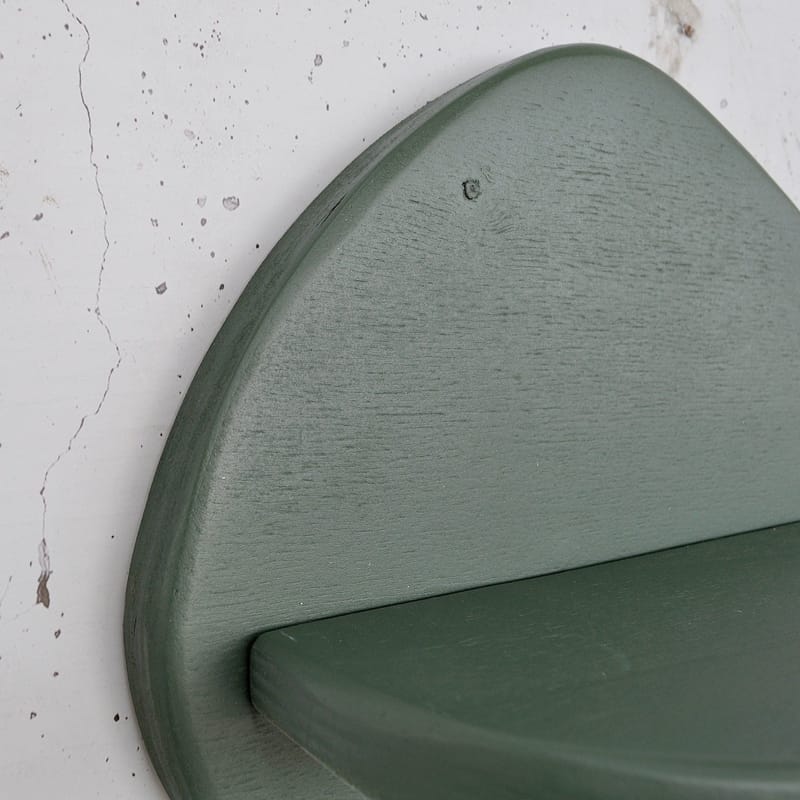 Dekorativ væghylde i træ Hanah Home Magna Grøn 35 x 23 x 11 cm - Møbler - Borde - Aflastningsbord - Piedestal & søjlebord
