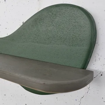 Dekorativ væghylde i træ Hanah Home Magna Grøn / Grå 35 x 20 x 11 cm - Møbler - Borde - Aflastningsbord - Piedestal & søjlebord
