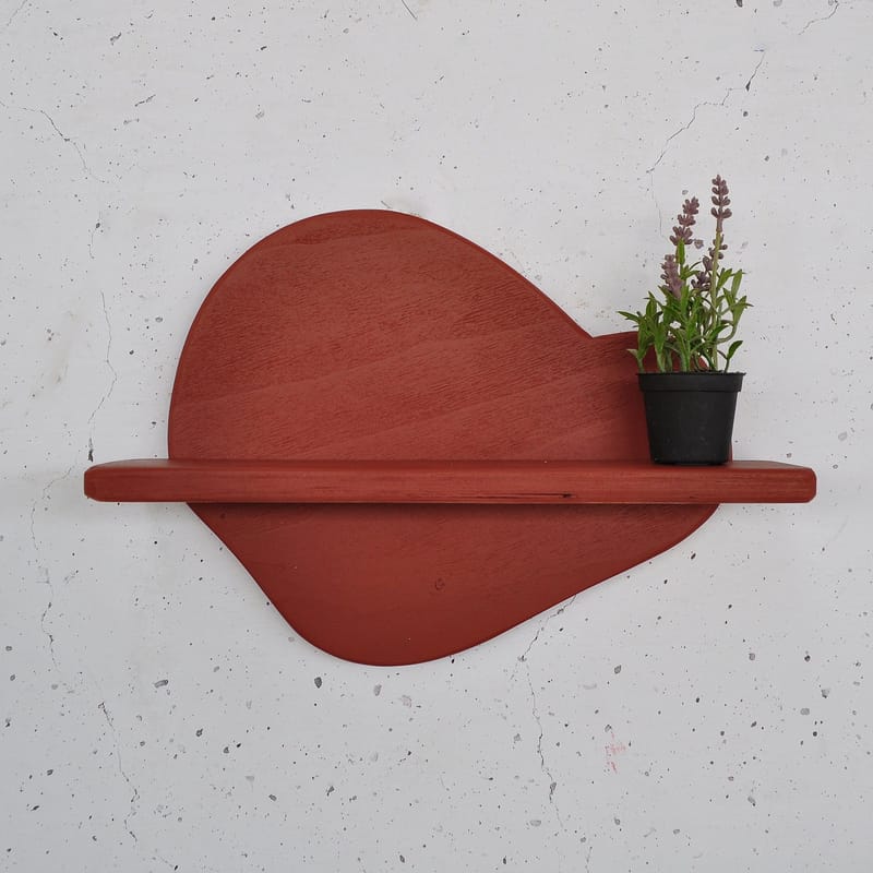 Dekorativ væghylde i træ Hanah Home Magna Orange 35 x 28 x 11 cm, undefined