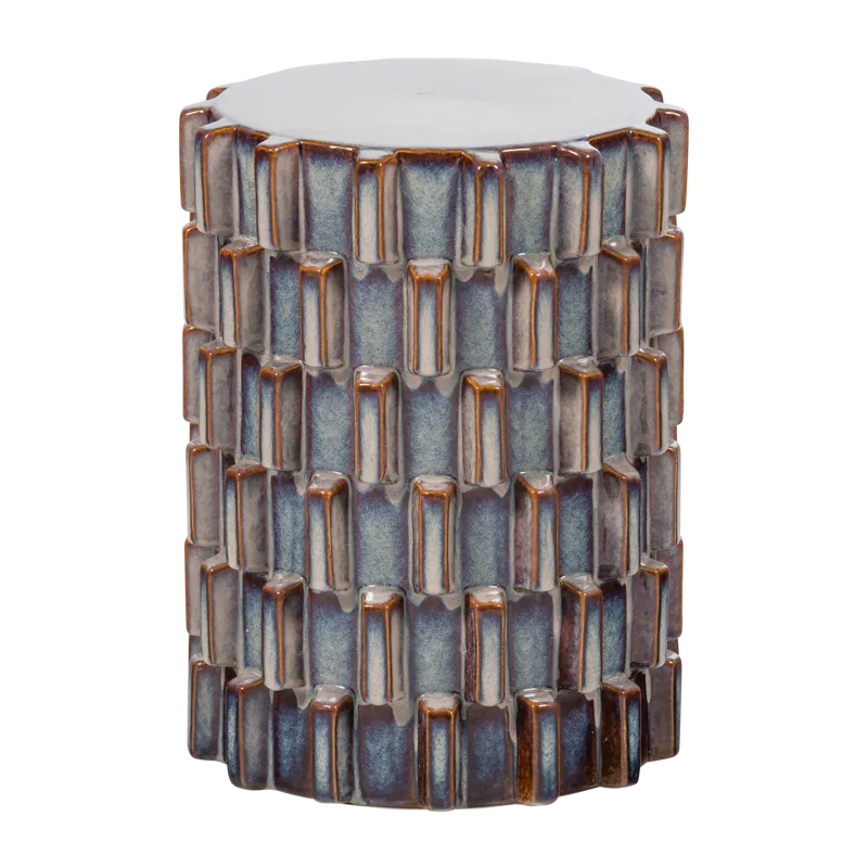 Dekorativt sidebord Axu 35 cm udendørs, Blågrå