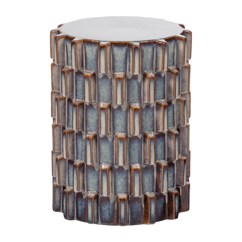 Dekorativt sidebord Axu 35 cm udendørs, Blågrå