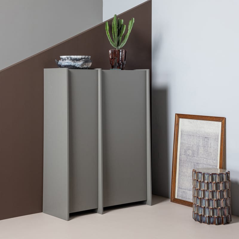 Dekorativt sidebord Axu 35 cm udendørs - Blågrå - Møbler - Borde - Aflastningsbord - Lampebord