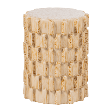 Dekorativt sidebord Axu 35 cm udendørs - Sand - Møbler - Borde - Aflastningsbord - Lampebord
