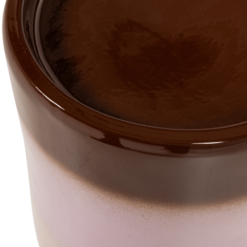 Dekorativt sidebord Ollo - Rosa/Brun farvegradient - Møbler - Borde - Aflastningsbord - Lampebord