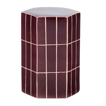 Dekorativt sidebord Plu 30 cm udendørs - Lilla - Møbler - Borde - Aflastningsbord - Lampebord