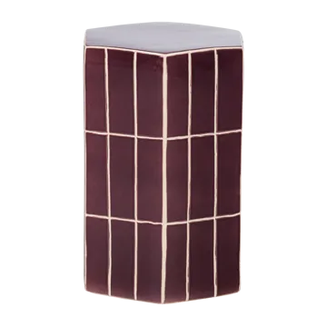 Dekorativt sidebord Plu 30 cm udendørs - Lilla - Møbler - Borde - Aflastningsbord - Lampebord