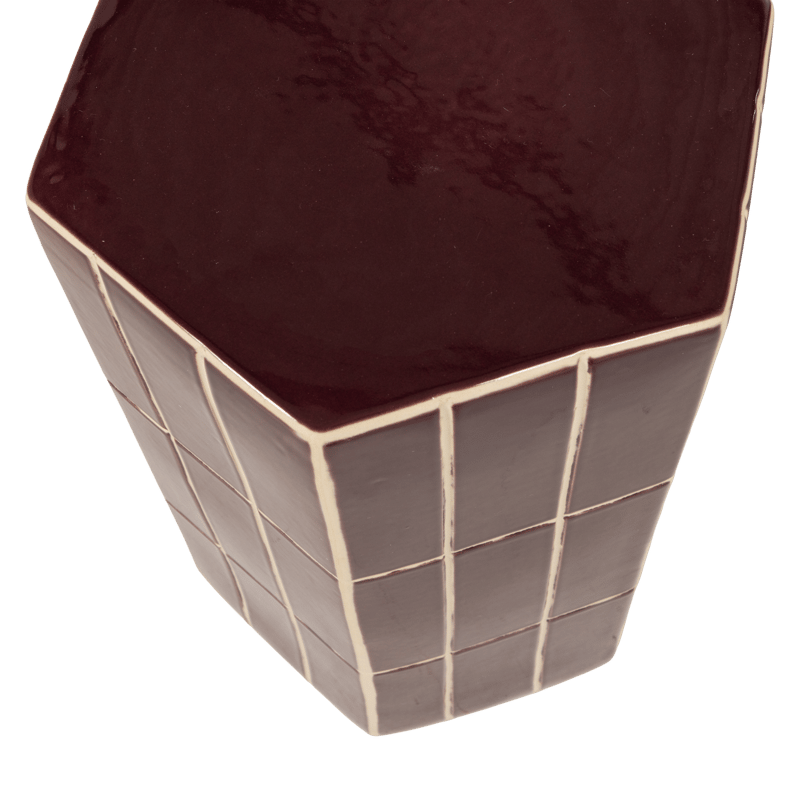 Dekorativt sidebord Plu 30 cm udendørs - Lilla - Møbler - Borde - Aflastningsbord - Lampebord