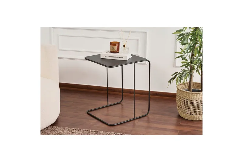 Dera Sidebord 47 cm - Sort - Møbler - Borde - Aflastningsbord - Lampebord