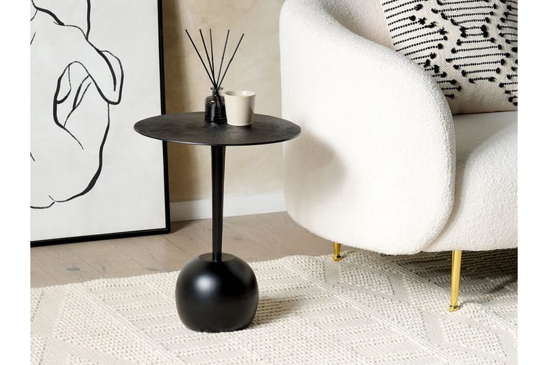 Deshi Sidebord 40 cm - Sort - Møbler - Borde - Aflastningsbord - Lampebord