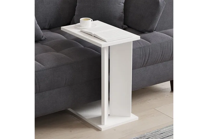 Deyra Sidebord 25 cm - Hvid - Møbler - Borde - Aflastningsbord - Lampebord