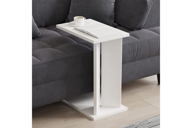 Deyra Sidebord 25 cm - Hvid - Møbler - Borde - Aflastningsbord - Lampebord