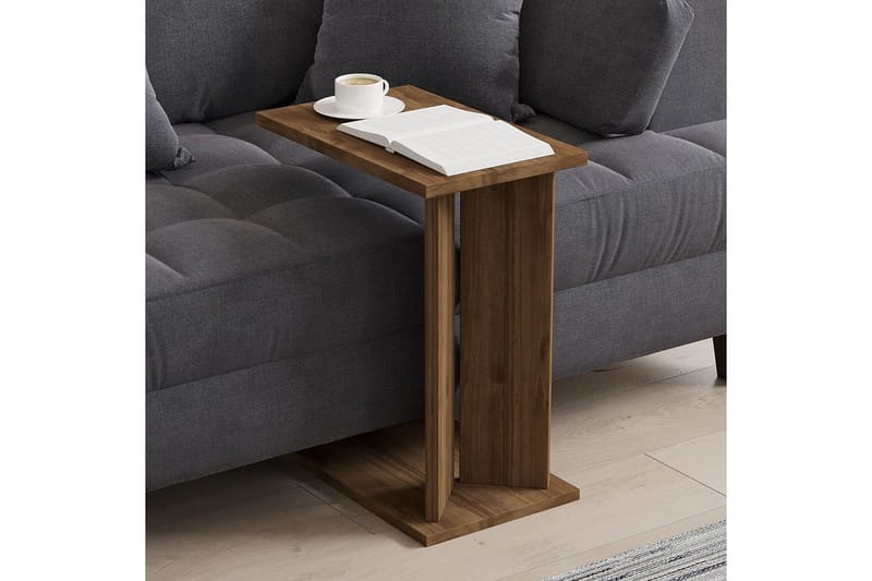 Deyra Sidebord 25 cm - Valnød - Møbler - Borde - Aflastningsbord - Lampebord
