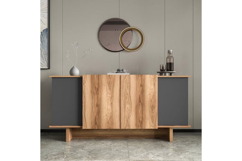 Diannare Konsolbord 180 cm - Brun/Antracit - Møbler - Borde - Aflastningsbord - Entrébord