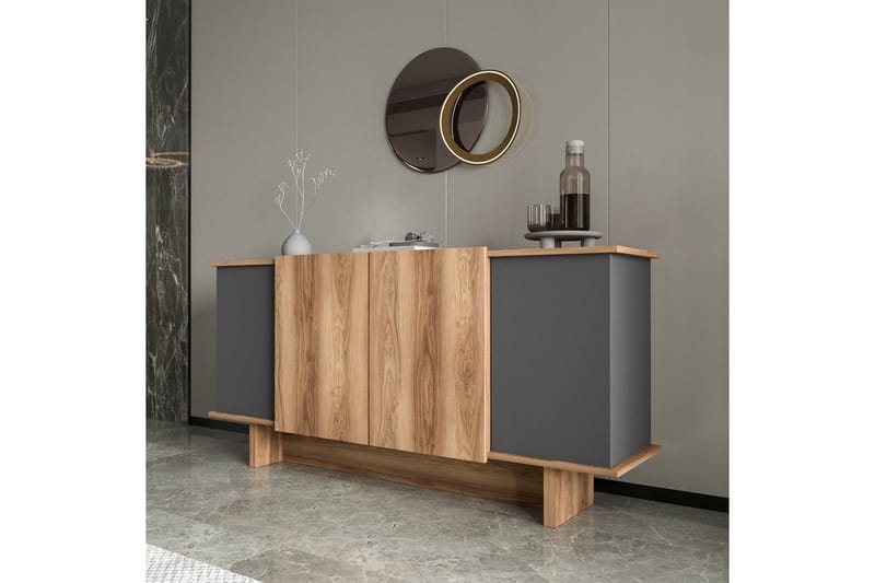 Diannare Konsolbord 180 cm - Brun/Antracit - Møbler - Borde - Aflastningsbord - Entrébord