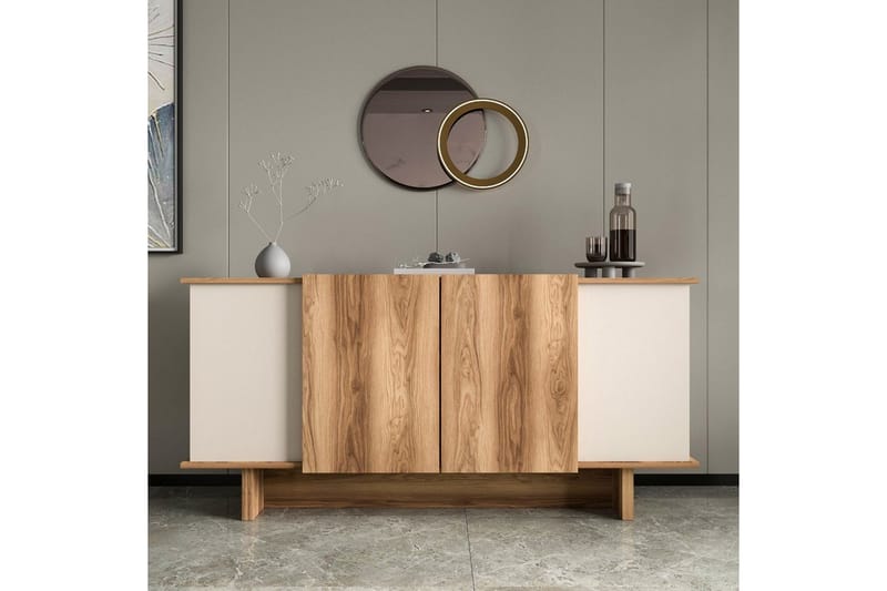 Diannare Konsolbord 180 cm - Brun/Sand - Møbler - Borde - Aflastningsbord - Entrébord
