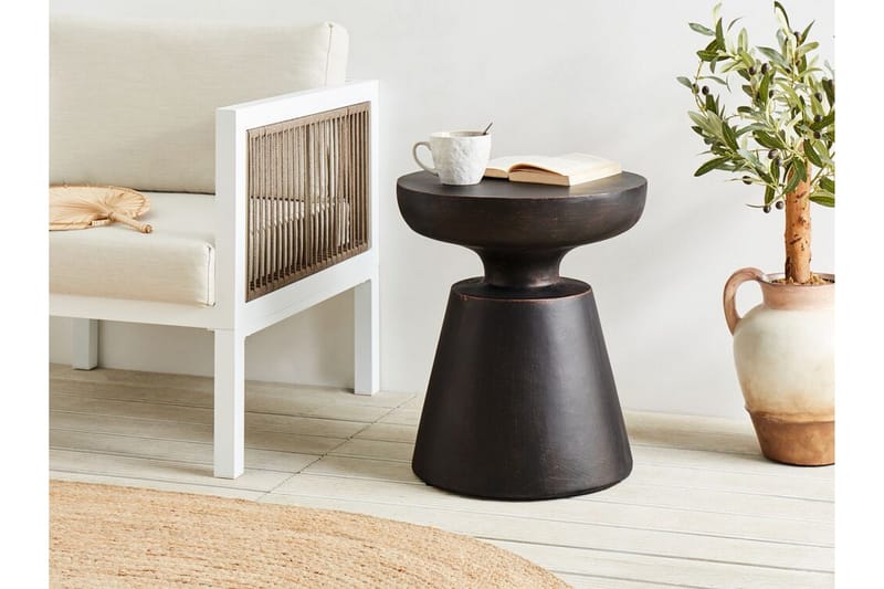 Diondra Sidebord 45 cm - Sort - Møbler - Borde - Aflastningsbord - Lampebord