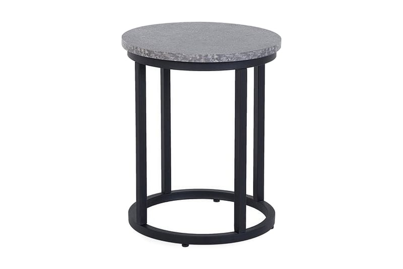 Dixie sæt 2 stk 37 | 37 cm - Sort - Møbler - Borde - Aflastningsbord