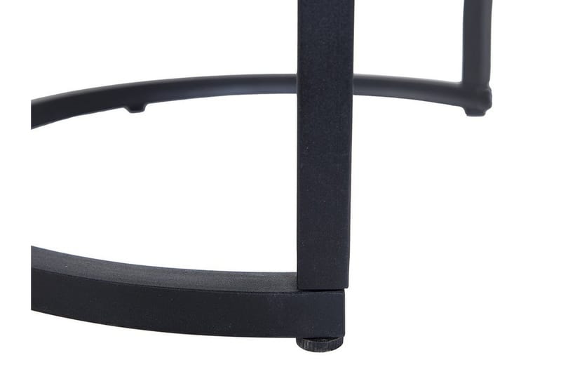 Dixie sæt 2 stk 37 | 37 cm - Sort - Møbler - Borde - Aflastningsbord - Indskudsborde