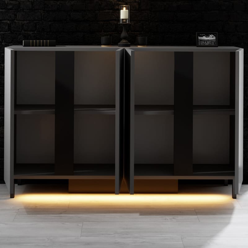 Djarhint Konsolbord 127 cm - Antracit - Møbler - Borde - Aflastningsbord - Entrébord